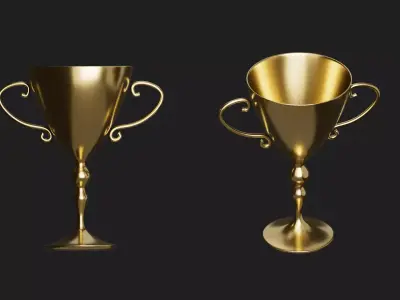 trophy Low-poly 3D model