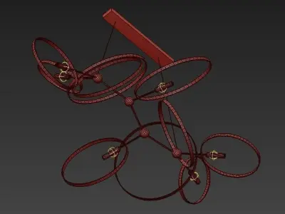 Katie chandelier 3D model