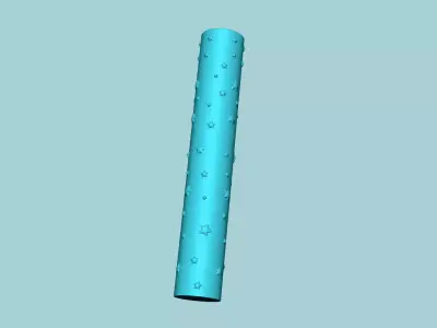 Texture Roll 12 - Stars Positive - Decoration Maker 3D print model