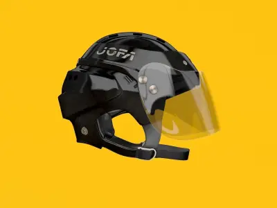 Ice Hockey Helmet NHL 3D model