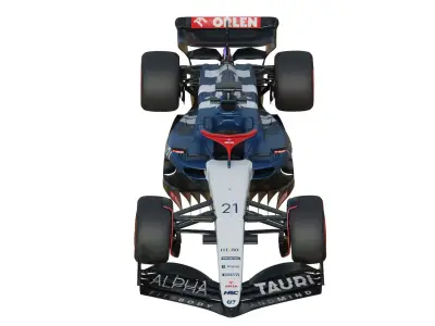 F1 Alpha Tauri AT04 2023 3D model