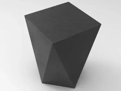Cubbi Stool Low-poly 3D model
