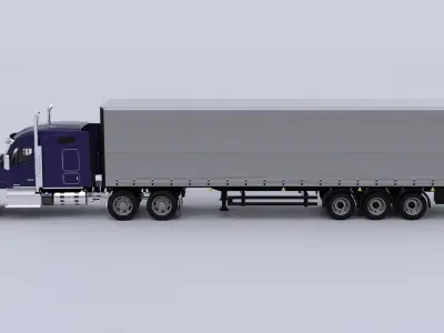 Kenworth W990  3D model