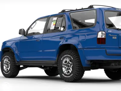 TOYOTA 4RUNNER 2002 SR5 LIMITED  Low-poly 3D model