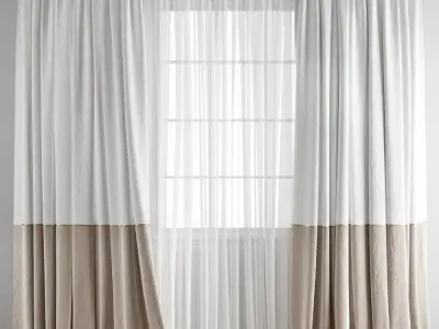 curtain 409 3D model