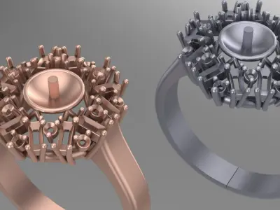 Jewelry ring29 3D print model