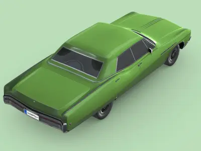 Buick Electra 225 1968 Low-poly 3D model