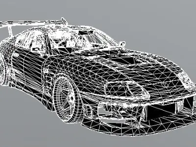 Toyota Supra 3D print model
