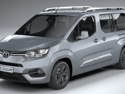 Toyota ProAce City Verso 2020 3D model