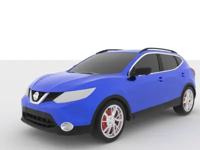 Nissan Qashqai 2013-2018  3D Printable Model 3D print model
