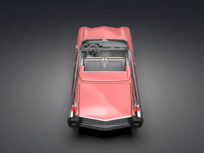 Classic Cadillac Eldorado Biarritz - High-Quality CGI Model 3D model