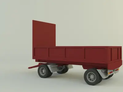 load trailer 551 3D model