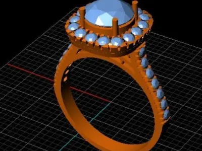  demand ring 3D print model
