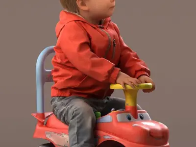  00022Pepijn001 Toddler Boy 3D Model 3D model