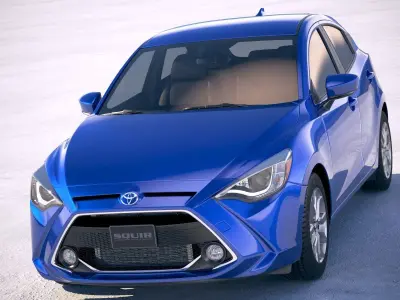 Toyota Yaris Hatchback US 2020 3D model