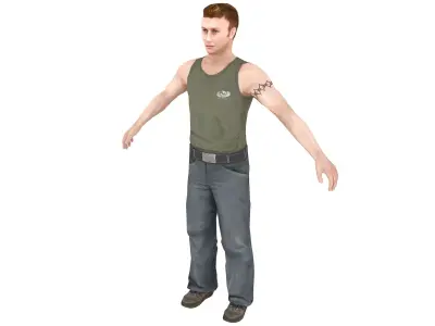Chopper Biker 3 - 4K 3D model