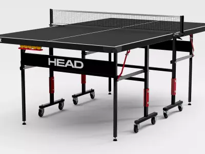 Table Tennis Low-poly 3D model