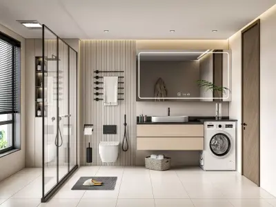 Bathroom 34 3D model