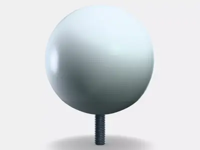 VASENTLIG Finials 1 pair Low-poly 3D model