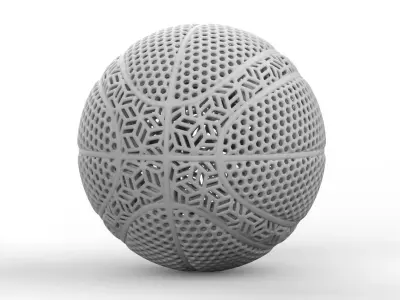 Airless Molten Basketball - for 3D print 3D print model