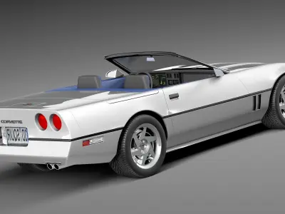 Chevrolet Corvette C4 Convertible 3D model
