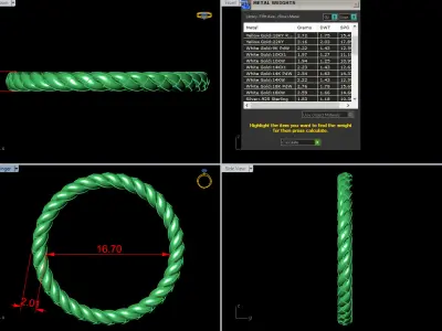 Rope ring - N713412 3D print model