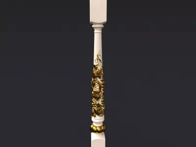 baluster for stairsrs 3D model