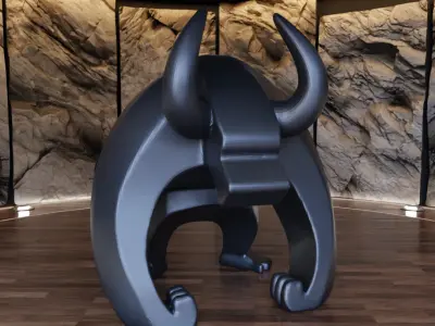 Demon Bull Sculpture Figure Fan Art Toy  3D print model