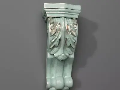 Corbel decorative on wall 3D print model