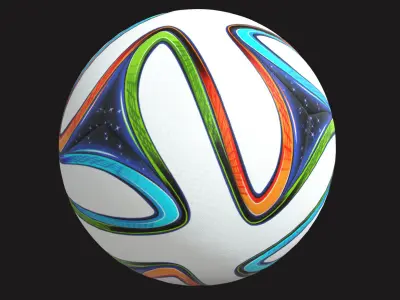 Brazuca Soccer Ball 3D model