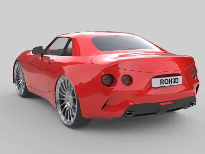 Generic Sporty Coupe 2010 3D model