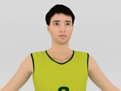 Volleyball Player V1 3D model