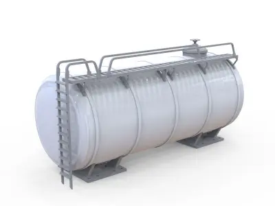 Fuel Tank 3D print model