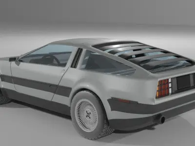DeLorean DMC-12 3D model