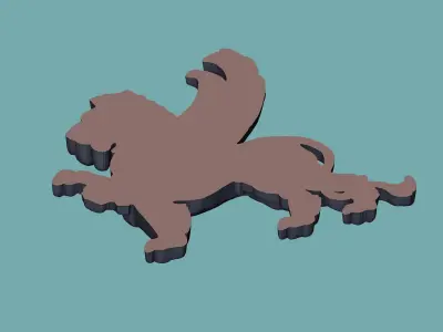 Lion Onlay 3D print model