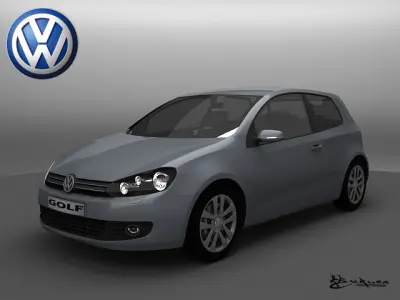Volkswagen Golf VI Pack1 3D model
