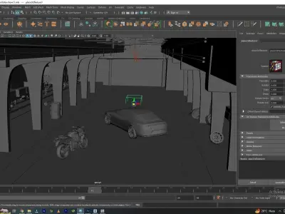 ninja bike Low-poly 3D model