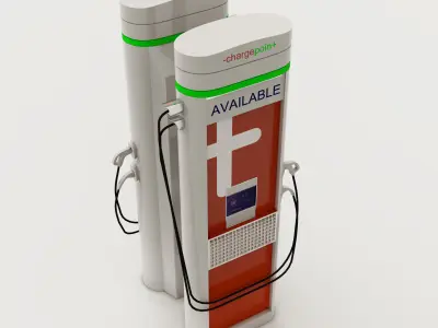 Electric Vehicle EV Charger  3D model