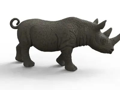 RHINO rhinoceros Low-poly 3D model purchase