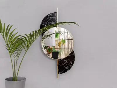 Marble Design Mirror 3D 3D model