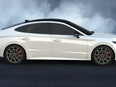 2020 Hyundai Sonata 3D model