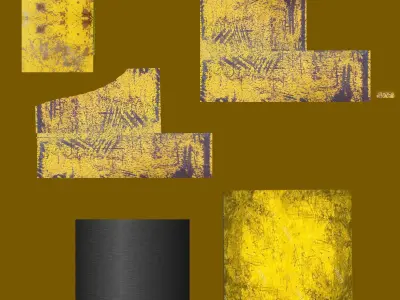 pubg buggy 3d model Low-poly 3D model