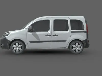 Renault Kangoo 2014 Low-poly 3D model