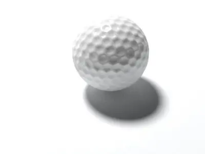 golf ball Free 3D model buy