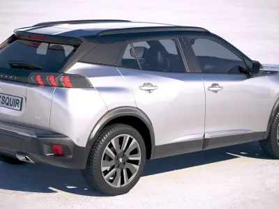 Peugeot 2008 2020 3D model purchase