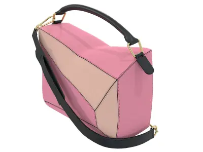 Loewe Puzzle Bag Low-poly 3D model