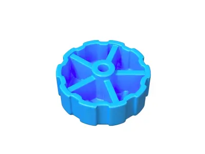 Toy Truck Wheel  3D model 3D model
