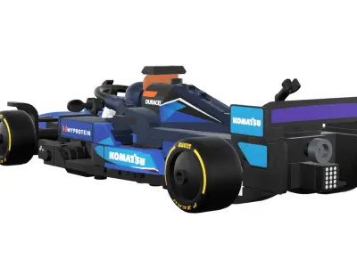 Wikibricks3D - 77249  Williams Racing FW46 --- Full Decal 3D print model