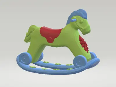 Horse Kids Toy 3D print model