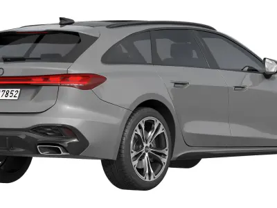 Audi A5 Avant 2025 3D model